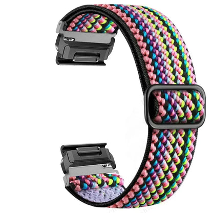 Elastic Woven Nylon Loop Strap For Garmin 22 26mm Fenix 7 7X 6X 6s 6 Pro 5 5s 5X Plus 3HR 945 Epix Gen 2 Enduro Quickfit Band