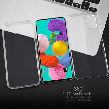 Double Silicone Case for Samsung Galaxy A54 A73 S20 FE S24 Ultra S23 Plus A13 A52 A72 A14 A53 A33 A34 360 Full Protection Cover