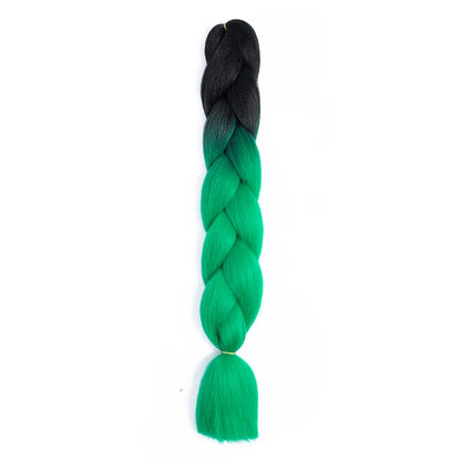 AZQUEEN 24 Inch Jumbo Braids Extensions Synthetic Braiding Hair Afro Ombre Color kanekalon Hair for Children Braid