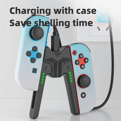 Nintendo SWITCH/OLED Portable Charging Grip Bracket Joycon Controller Charging Dock For Nintendo Switch Accessories