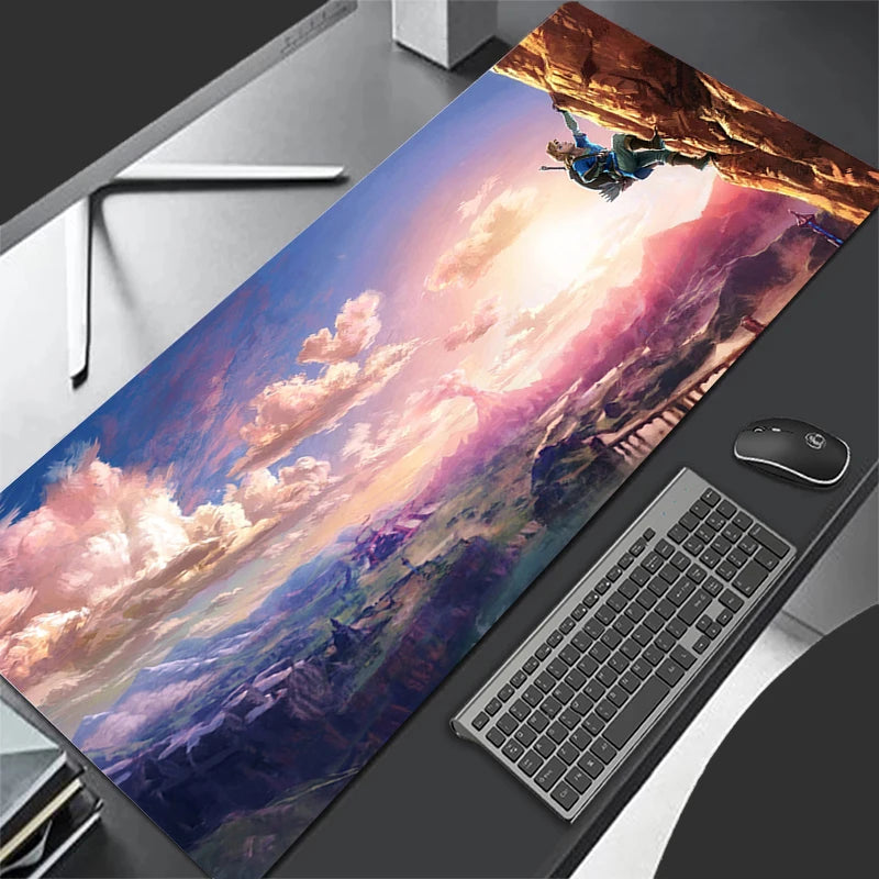 Gaming Mouse Pad The L-Legends of Z-Zeldas HD Custom Mousepad PC Laptop Keyboard Office Table Mat Large Mouse Mats Anime Deskmat