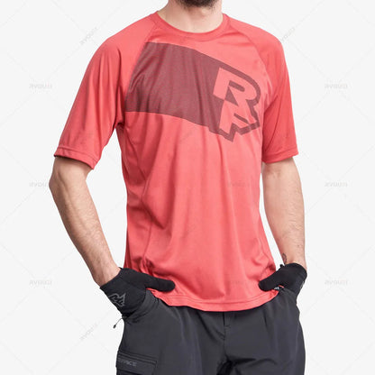 RACE FACE-Motocross Jersey for Men, DH MOTO, MTB, MX Downhill Jersey, Off Road Mountain Spexcel Enduro
