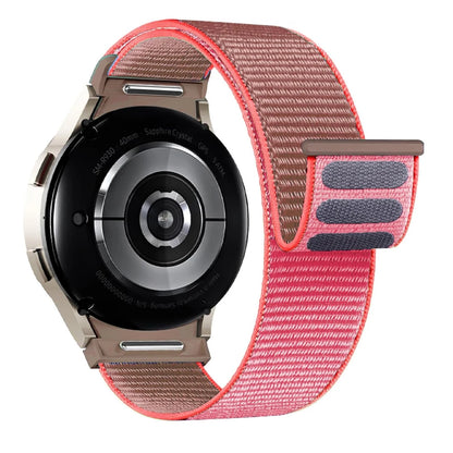 Band For Samsung Galaxy Watch 7/6/4/classic/5 pro 44mm 40mm wrist No Gaps Nylon sport loop correa bracelet Galaxy Watch 7 Strap