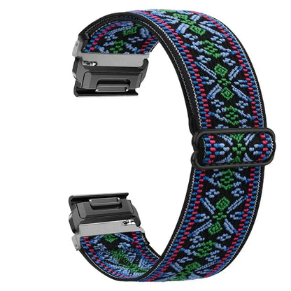 Elastic Woven Nylon Loop Strap For Garmin 22 26mm Fenix 7 7X 6X 6s 6 Pro 5 5s 5X Plus 3HR 945 Epix Gen 2 Enduro Quickfit Band