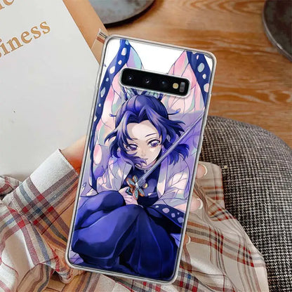 Shinobu Demon👿Slayer Phone Case For Samsung Galaxy S23 S24 Ultra S20 FE S21 S22 Plus S10 S10E S9 S8 + Soft Cover Fundas