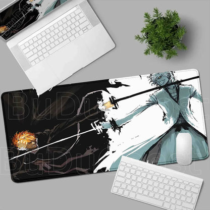 Super Cool Anime BLEACH Large Mouse Pad Laptop Gaming Cabinet Pc Keyboard Computer Desk Mat 900x400mm Gamer Accessories Mousepad