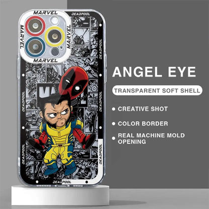 Movie characters Phone Case for iPhone 16 Pro 15 12Pro Max 13 14 Plus 7 8 XS SE 11 16Plus Angle EYE Cover Shell Capa