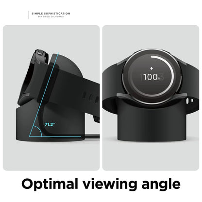 Compatible with Samsung Galaxy Watch 5 Charger Stand 40 44 46mm Galaxy Watch 3 4 5Pro 6 Charger silicone Stand 45 Charging base
