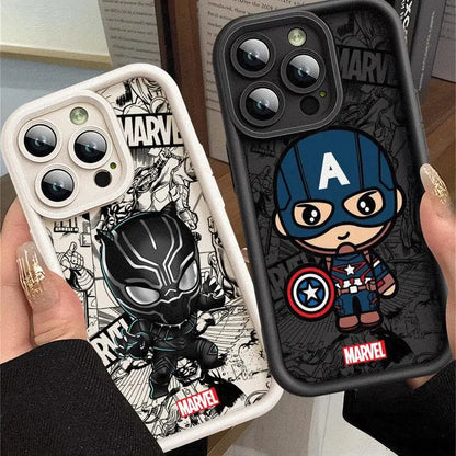 Cartoon Marvel Groot Spiderman Phone Case for Apple iPhone 16 13 15 Pro Max 14 13 Pro 11 12 14Plus 15Plus Soft TPU