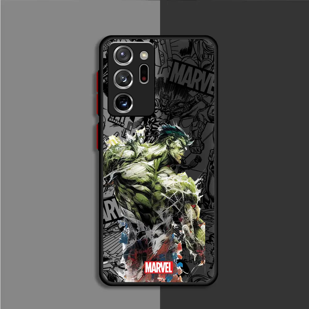 Spidermann Ironmann case for Samsung Galaxy Note 10 Plus 8 9 S21 S22 S23 S24 Ultra Note 20 Ultra