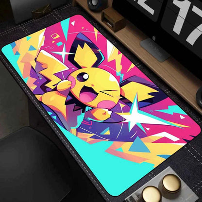 Anime Pokemon Desk Mat Mousepad - Gaming Mouse Pad for Computer Desks Office Accessories Keyboard Gaming Fan Art