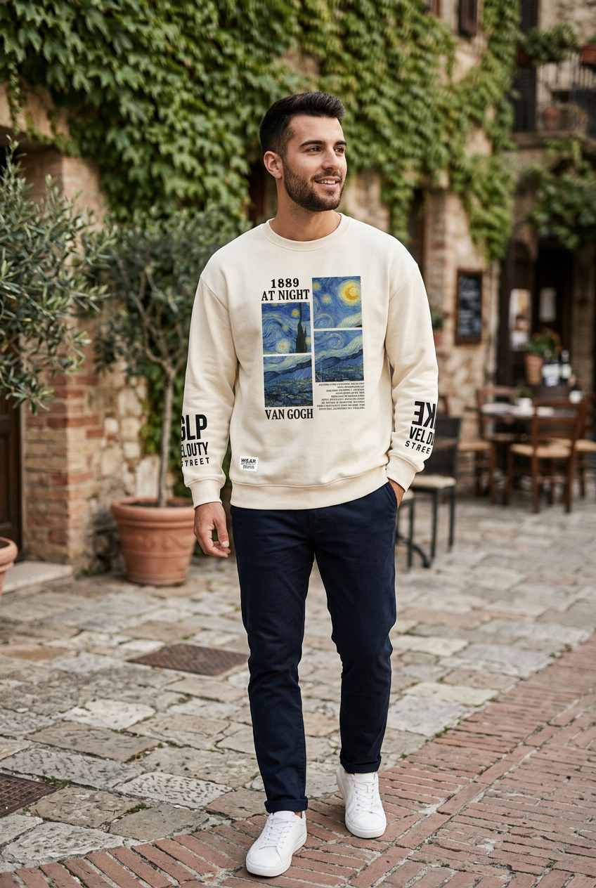 Unleash Your Inner Artist: Van Gogh’s Starry Night Streetwear Tee