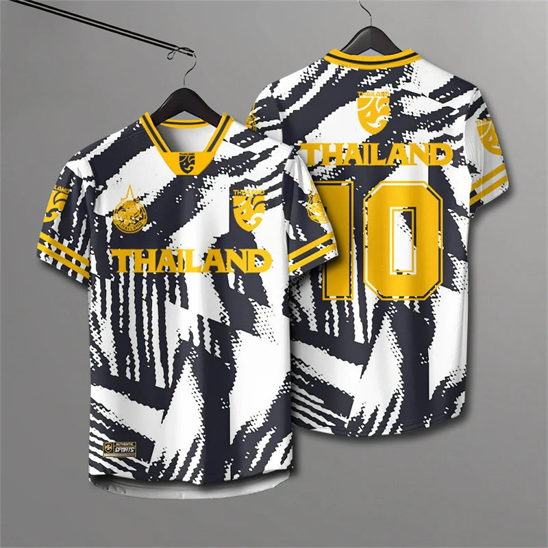Elephant Print 3D Rugby T-Shirt