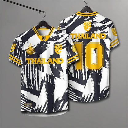 Elephant Print 3D Rugby T-Shirt