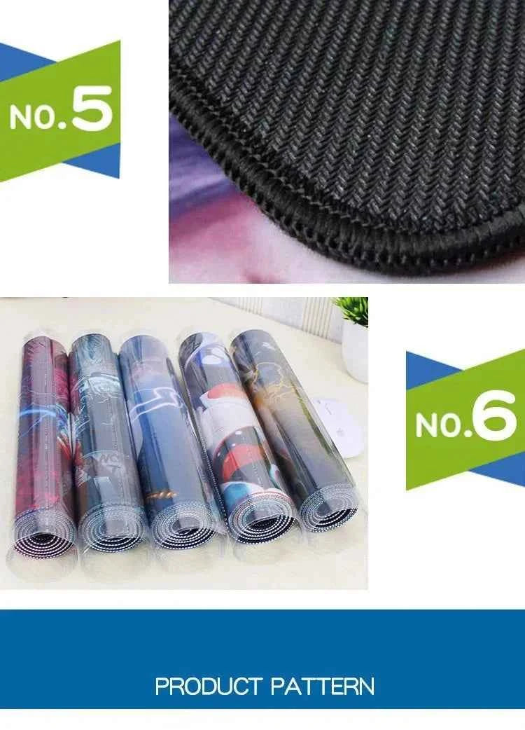 2026 New P-pokemon Gengar Wallpaper Cool Mouse Pad Gaming Large Anime Desk Keyboard Mats Non-slip Rubber Speed E-sports Mousepad