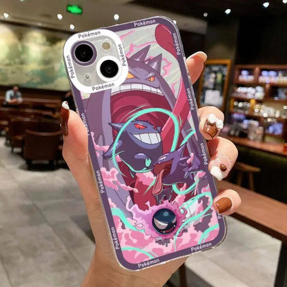 Anime Pokemon Charizard Pikachu Phone Case for IPhone 15 Pro Max 11 12 13 14 Pro Max 14 7 8 Plus XR X XS SE 2 3 Soft Clear Cover