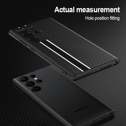 Carbon Fiber Pattern Case For Samsung Galaxy S23 Ultra Plus S22 S24