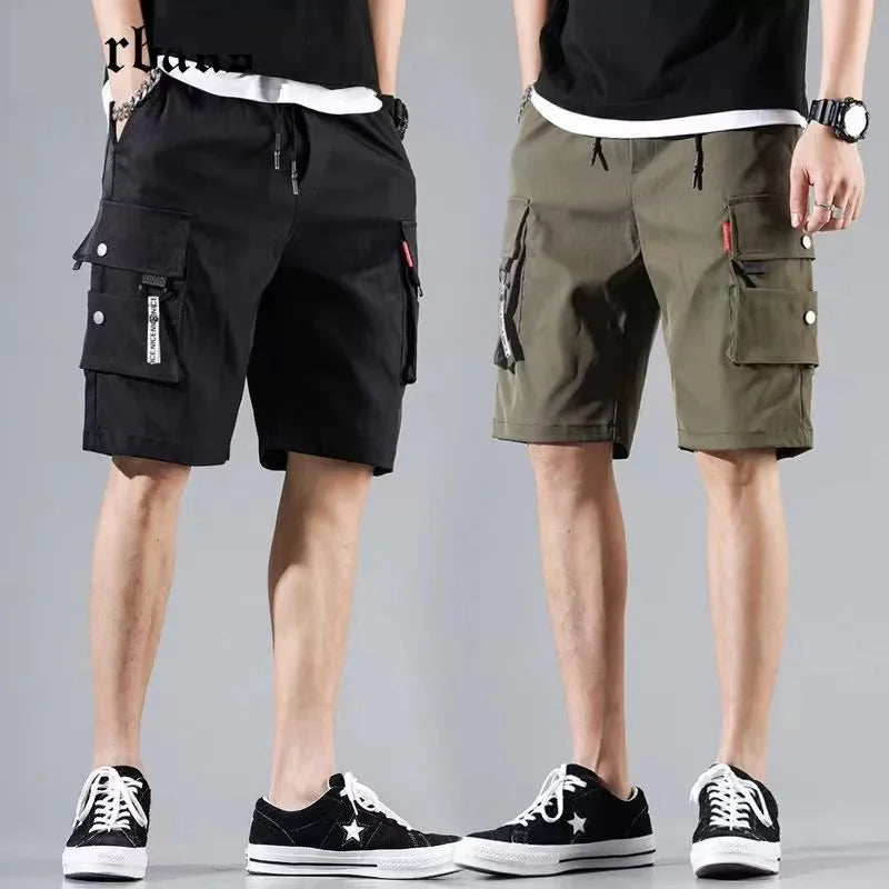 Summer Casual Shorts Men's fashion Instagram burst loose casual trend wearing casual pants in Korea version of the pants