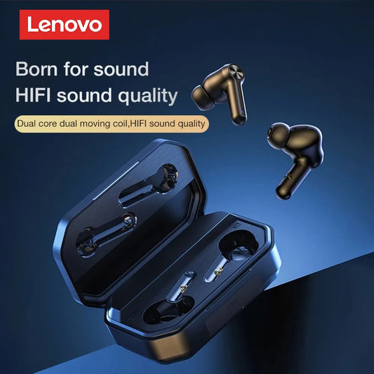 Lenovo LP3 Pro auriculares TWS Bluetooth 5,0 inalámbricos HIFI auriculares de música pantalla 1200mAh batería auriculares para juegos