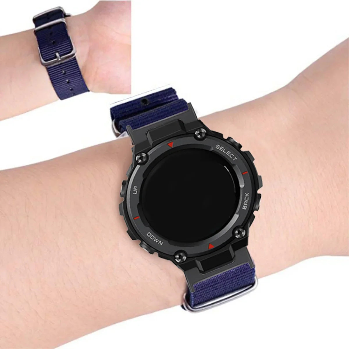 Nylon Band for Huami Amazfit T-rex 3/2 pro Watch Strap for Huami Amazfit T-rex Ultra Sport Belt Smartwatch Bracelet Accessories