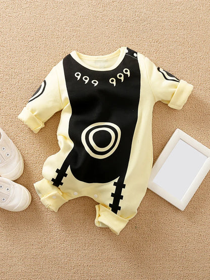 Newborn Baby Anime Cape Style Children Long Sleeve Cotton Bodysuit, Cute Kids Boys Girls Romper
