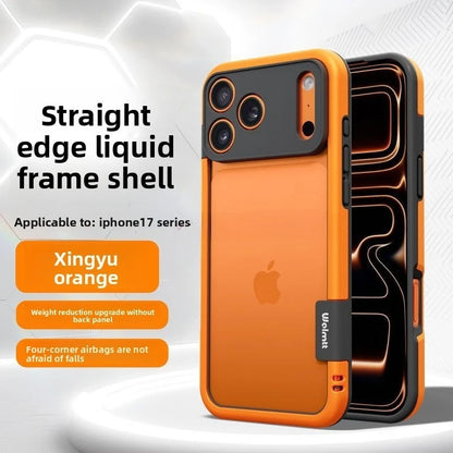 Vibrant Silicone Edge Bumper Case for iPhone 17 Pro Max Air 16 15 14 Plus 13 12 5G - Lens Protection Shockproof Cover