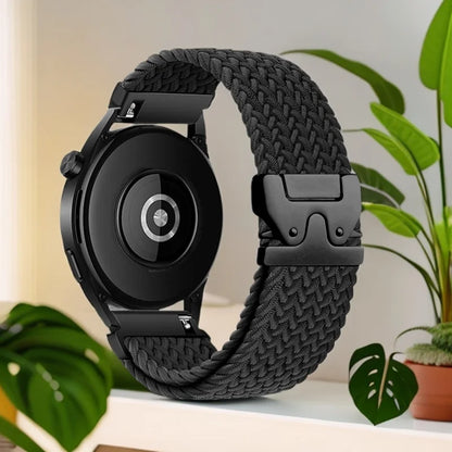 Braided Loop for Fitbit Versa 3/4 Watch Band Parachute Style Buckle Bracelet Correa Elastic Band for Fitbit Versa2/Sense1 2 Band