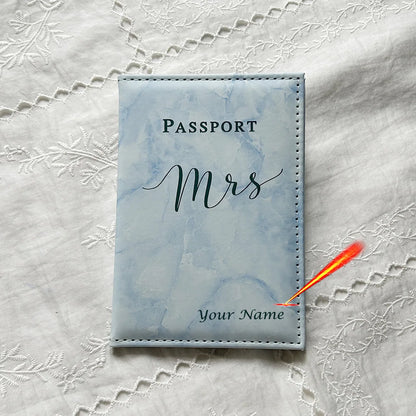 Personalised Mr and Mrs Passport Covers with Customized Name Passport Holder customized passport cover for couples