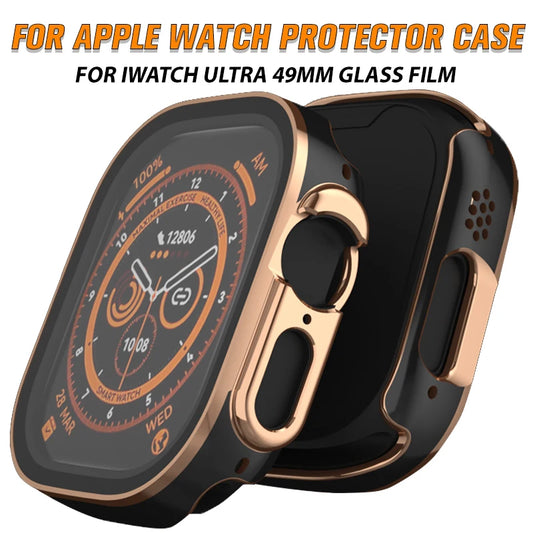 Screen Protector Case for Apple Watch Ultra 49mm Strap Frame Bumper 45MM For Iwatch Series 8 7 6 5 4 44MM Glass Film Accessories