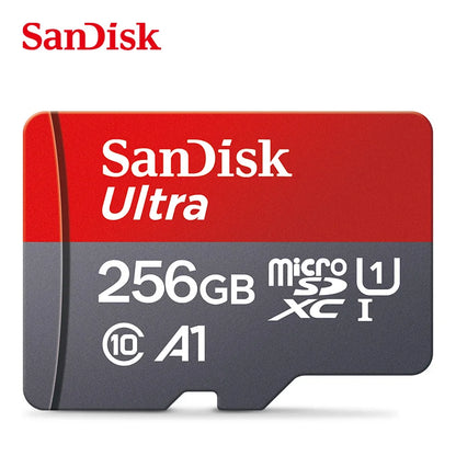 100% Original SanDisk Memory Card 128GB 64GB 32GB A1 Micro SD Card Class 10 UHS-1 TF Flash Card for Samrtphone/PC
