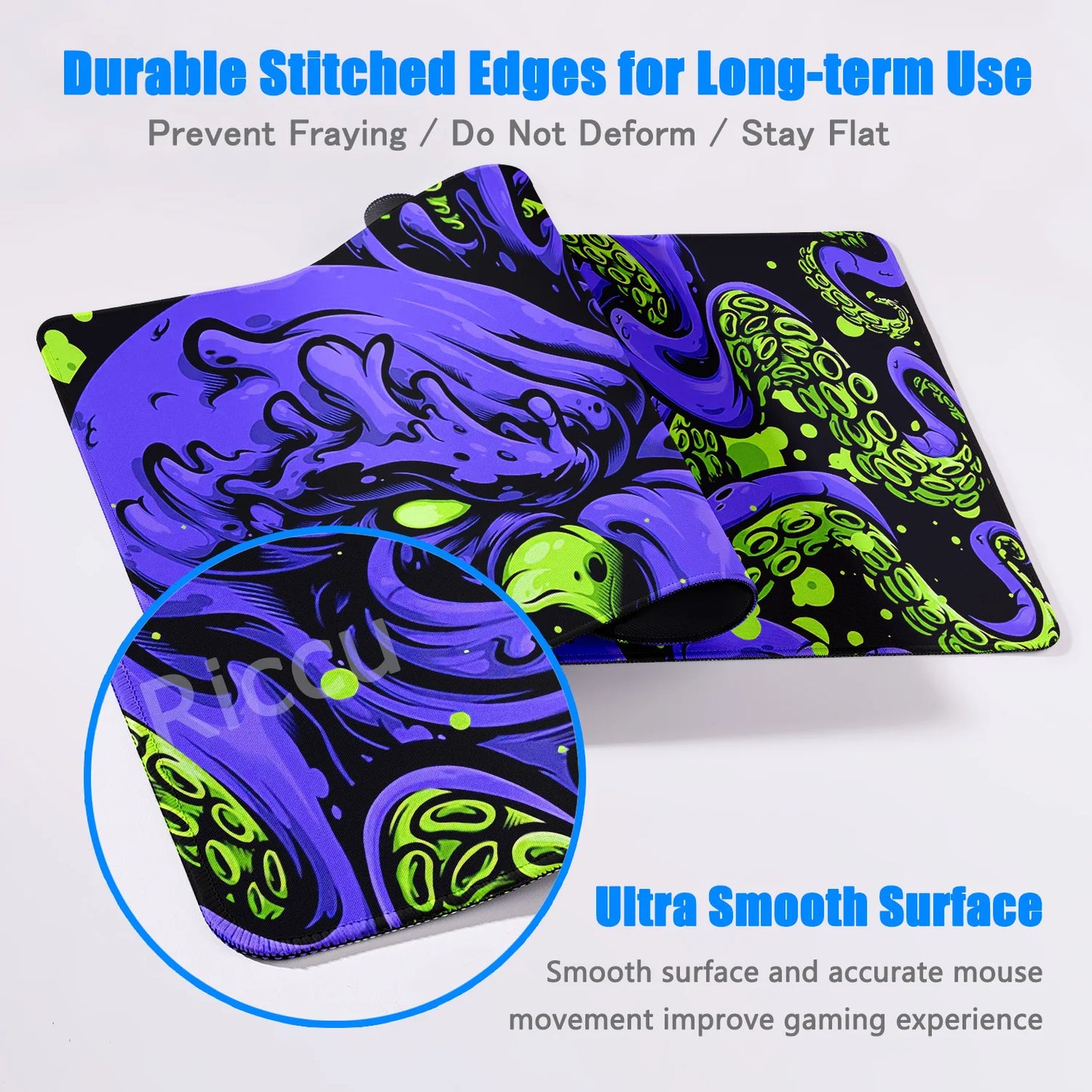 Octopus Monster Mouse Pad Large Size Gamer Keyboard Desk Mats Computer Table Gaming Mat XXL Extended Mausepad Office Accessories