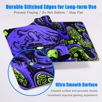 Octopus Monster Mouse Pad Large Size Gamer Keyboard Desk Mats Computer Table Gaming Mat XXL Extended Mausepad Office Accessories