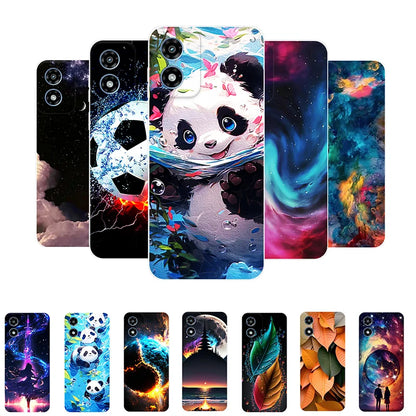 For Moto G 5G 2024 Case Cover For Moto G Play 5G 2024 Fashion Panda Soft Silicone Bumper Coque for Motorola Moto G 5G 2024 Funda
