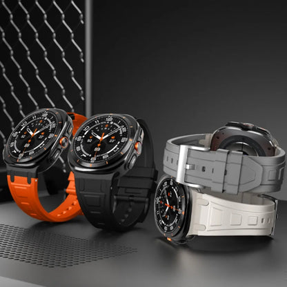 For Galaxy Watch7 Ultra Strap Armor Silicone Strap Waterproof BAND For Sanmsung Galaxy Watch 7Ultra 47mm Sport Strap Wristband