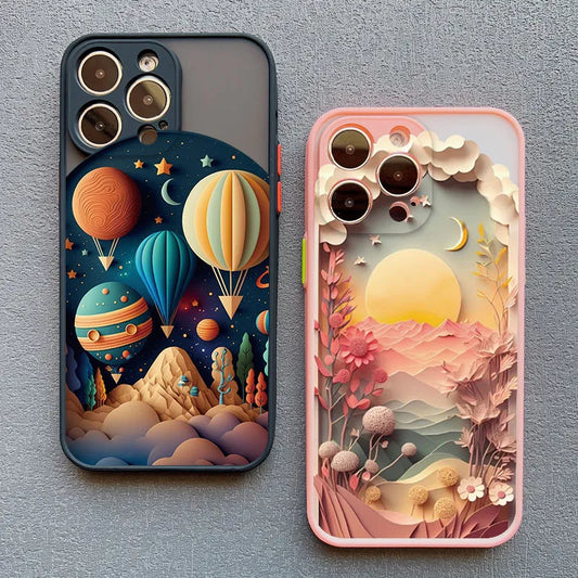 Printing Landscape Phone case For iPhone 15 14 7 8 Plus XS X XR 14 13