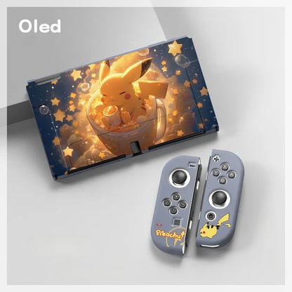 Pokemon Pikachu Soft TPU Skin Protective Case for Nintendo Switch NS OLED Joy-Con Controller Protection Housing Shell Cover Gift