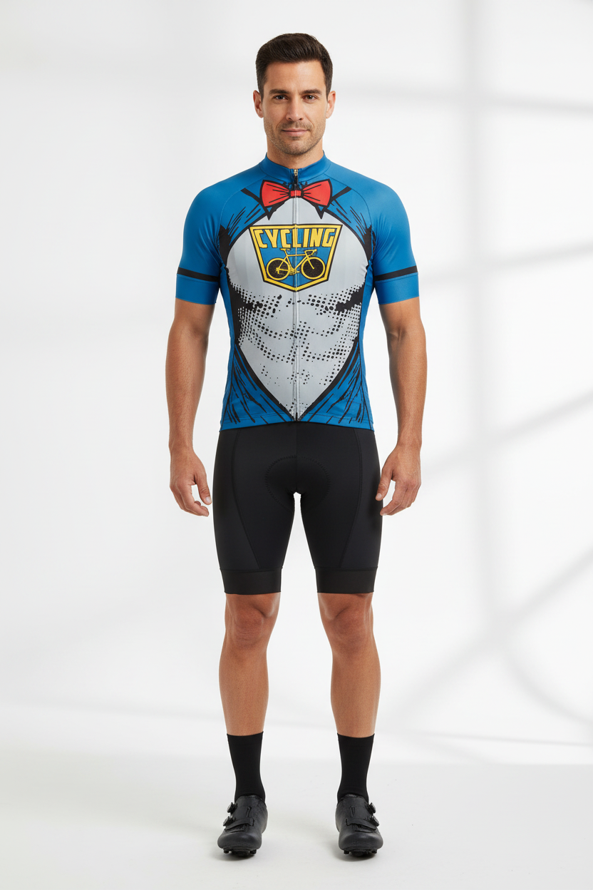 ProCycler Elite Men's Summer Cycling Jersey & Bib Set