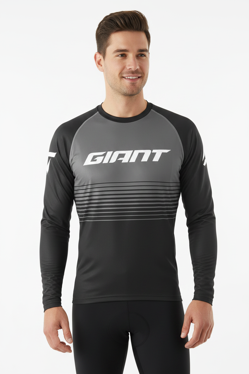 Off-road Endurance Downhill Jersey MTB Bicycle Shirt BMX Mountain Bike Sweatshirt Breathable Quick-Drying Shirt
