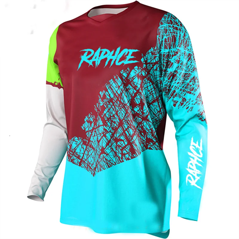 Mountain Bike Off Road Motorcycle Riding Suit Speed Dry Long Sleeve