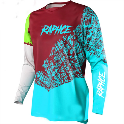 Mountain Bike Off Road Motorcycle Riding Suit Speed Dry Long Sleeve