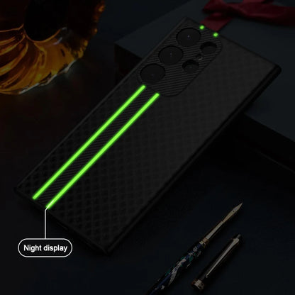Carbon Fiber Pattern Case For Samsung Galaxy S23 Ultra Plus S22 S24