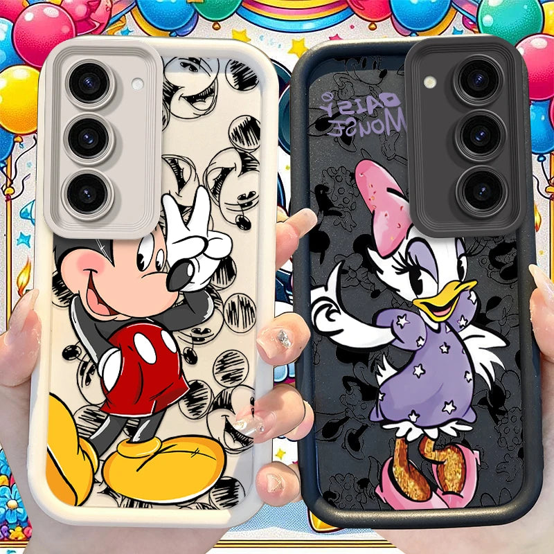 Fundas de teléfono con personajes de dibujos animados de Mickeyy para Samsung Galaxy A31 A30 A24 A23 A22 A21S A20S A20 A14 A13 5G A12 4G A11 A10S A05 A05S A04 A03