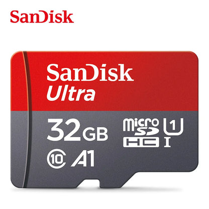 100% Original SanDisk Memory Card 128GB 64GB 32GB A1 Micro SD Card Class 10 UHS-1 TF Flash Card for Samrtphone/PC