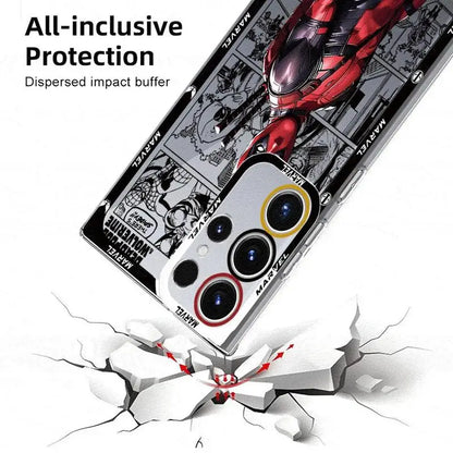 Deadpooll And Wolverinee Clear Phone Case for Samsung Galaxy S24 Ultra S23 S22 S21 10 Plus S20 FE Note 20Ultra Cover