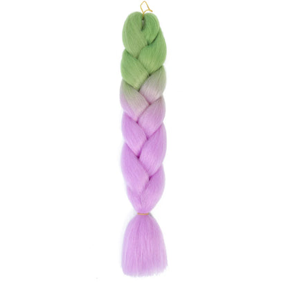 AZQUEEN 24 Inch Jumbo Braids Extensions Synthetic Braiding Hair Afro Ombre Color kanekalon Hair for Children Braid