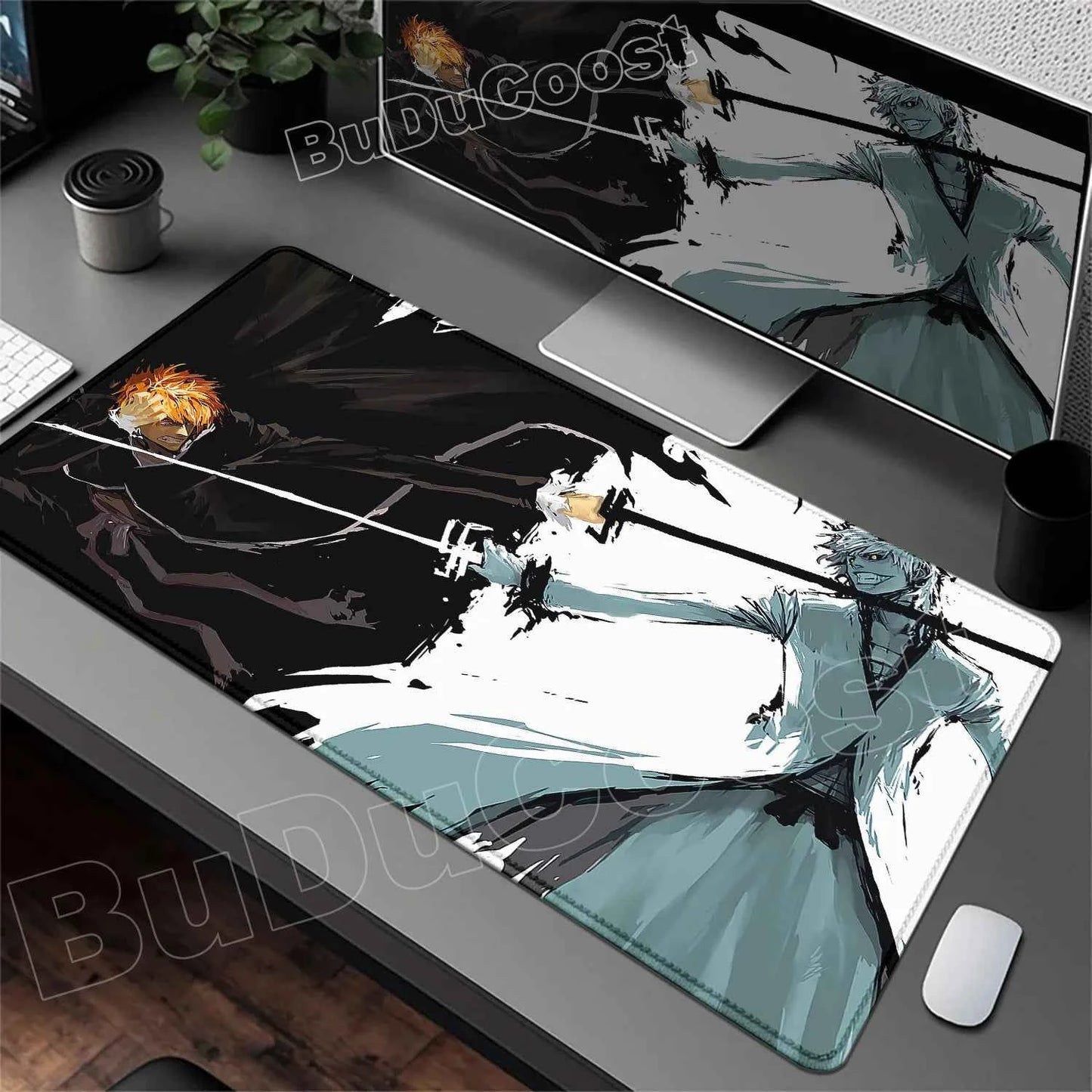 Super Cool Anime BLEACH Large Mouse Pad Laptop Gaming Cabinet Pc Keyboard Computer Desk Mat 900x400mm Gamer Accessories Mousepad