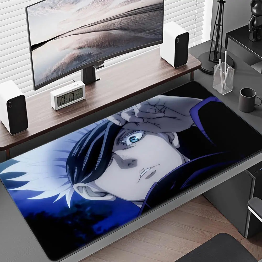 Satoru Gojo Anime Boy Mousepad Anime Mouse Pad Gamer XL Computer HD Home Mousepad XXL Mouse Mat Non-Slip