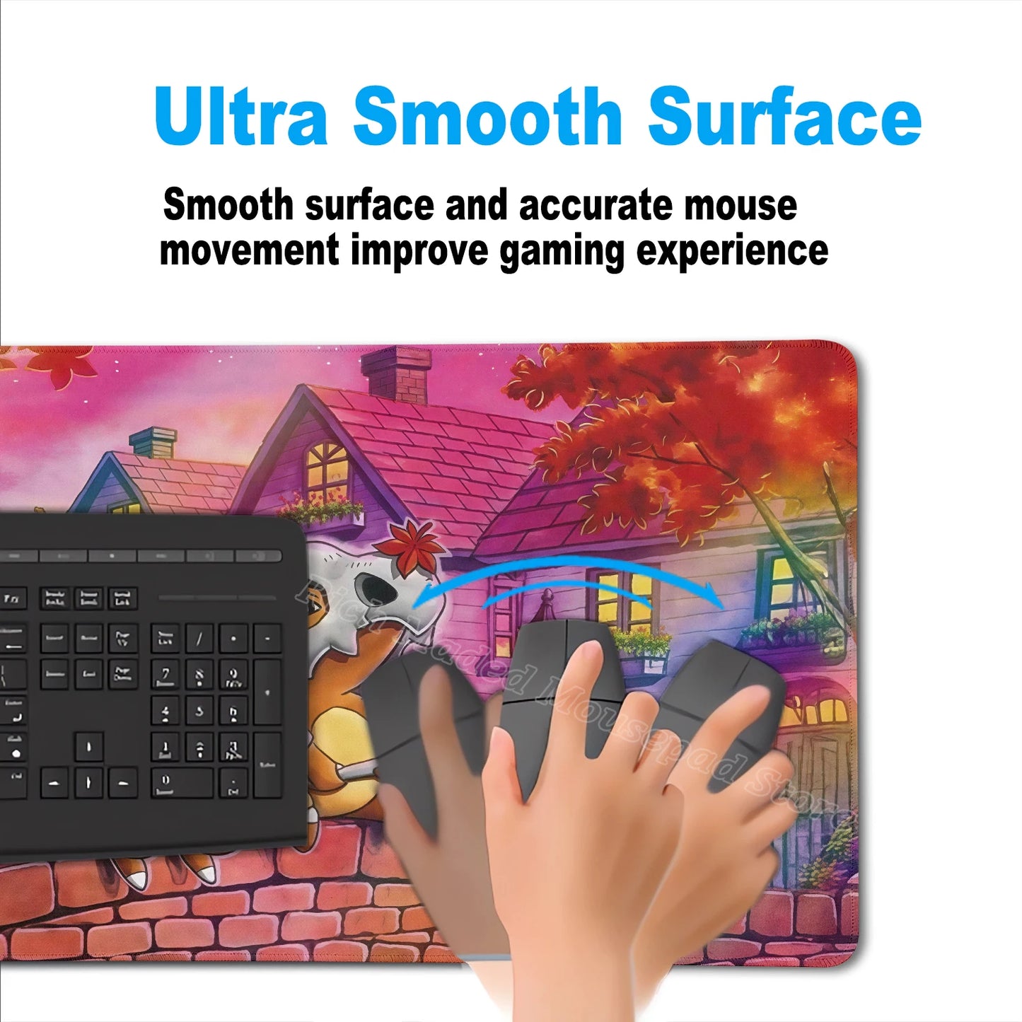 Kawaii Cubone Large Mouse Pad Gamer XXL Pc Keyboard Mouse Mat Tapis Souris Gaming HD P-Pokemons Rubber Mousepad Desk Accessories