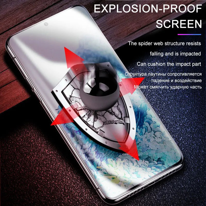 Hydrogel Film 4Pcs For Samsung Galaxy S24 S23 S20 S21 S22 Ultra Plus FE Note 20 9 10 Plus A51 A52 A53 A54 Screen Protector