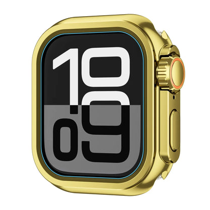 Metal Bumper Case For Apple Watch 46mm 45mm 44mm Protector Frame Cover For iWatch Series 10 9 8 7 6 5 SE Change To Ultra 2 49mm